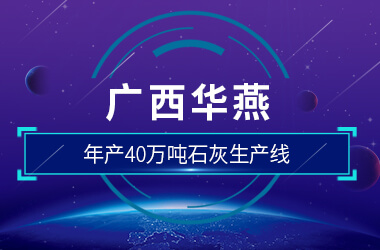 廣西華燕年產(chǎn)40萬(wàn)噸石灰生產(chǎn)線